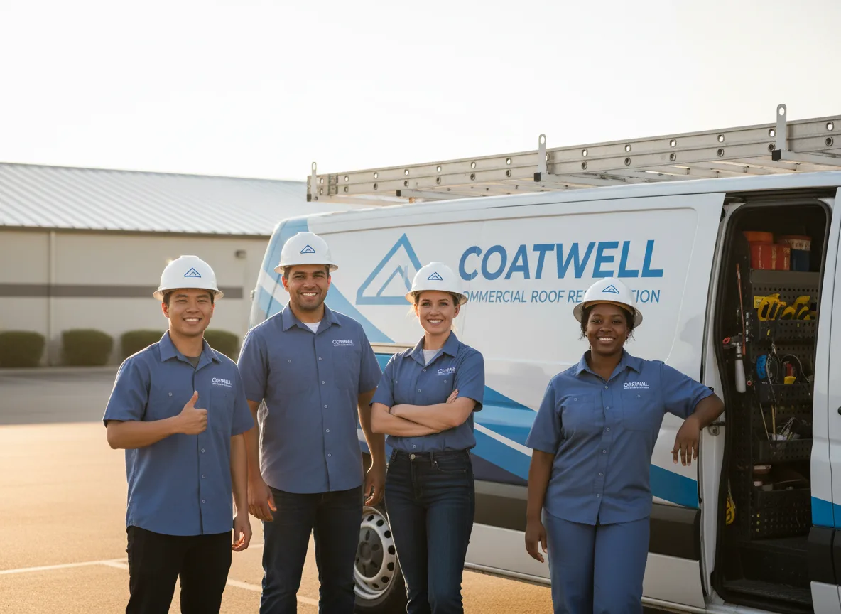Commercial roof coating company in Eden, TX